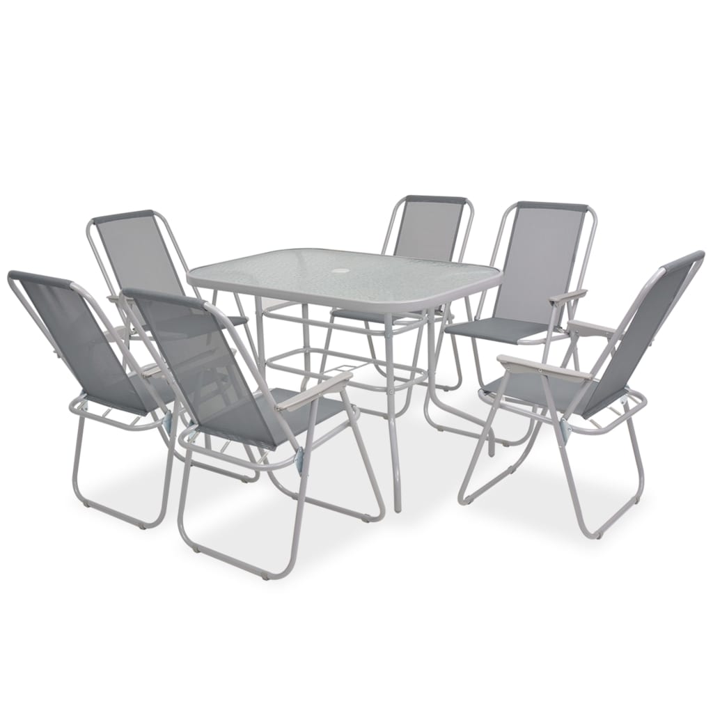 -Delige Tuinset Staal En Textileen 8