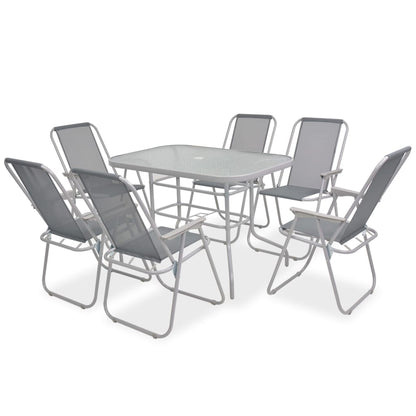 -Delige Tuinset Staal En Textileen 8
