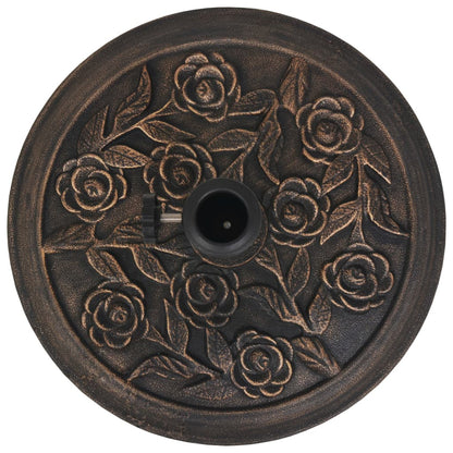 Parasolvoet Rond 9 Kg Hars Bronskleurig