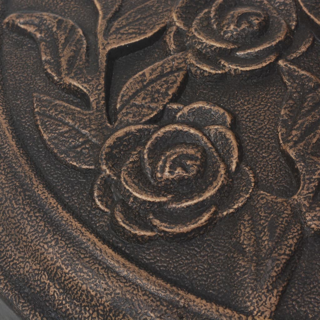 Parasolvoet Rond 9 Kg Hars Bronskleurig