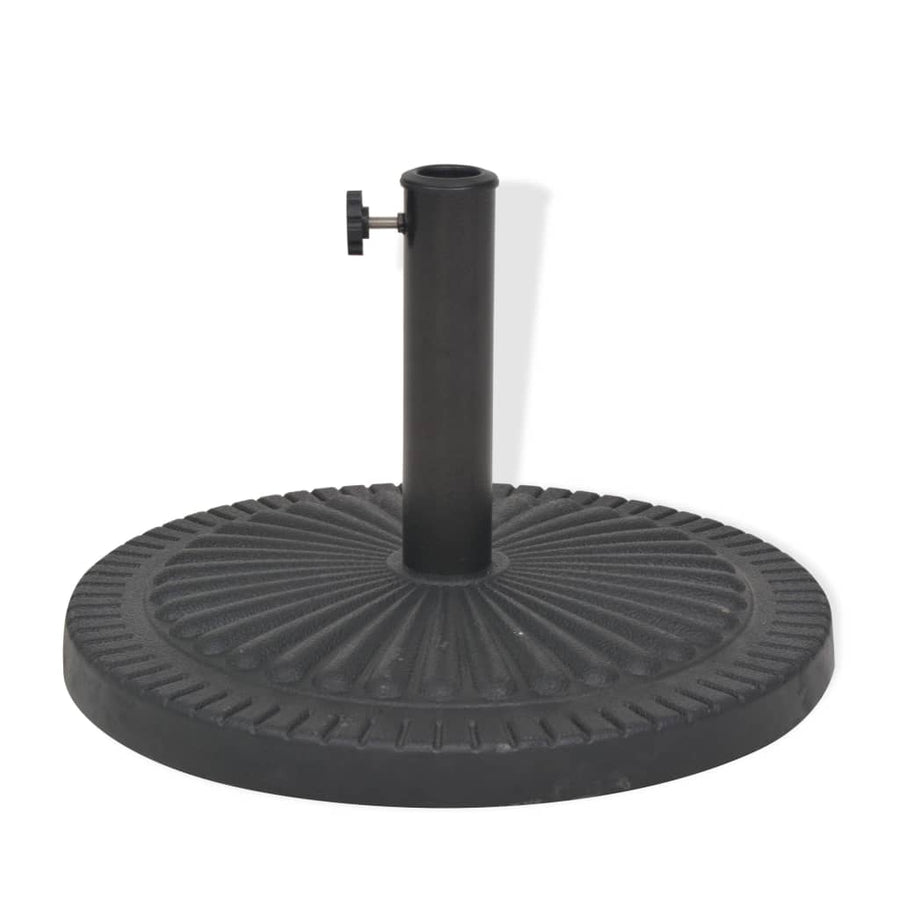 Parasolvoet Rond Hars Zwart 14 kg