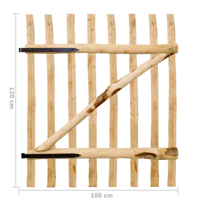 Poort Enkel 100X Hazelaarhout 120 cm