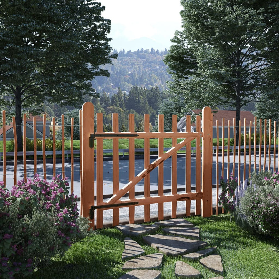 Poort Enkel 100X Geïmpregneerd Hazelaarhout 90 cm
