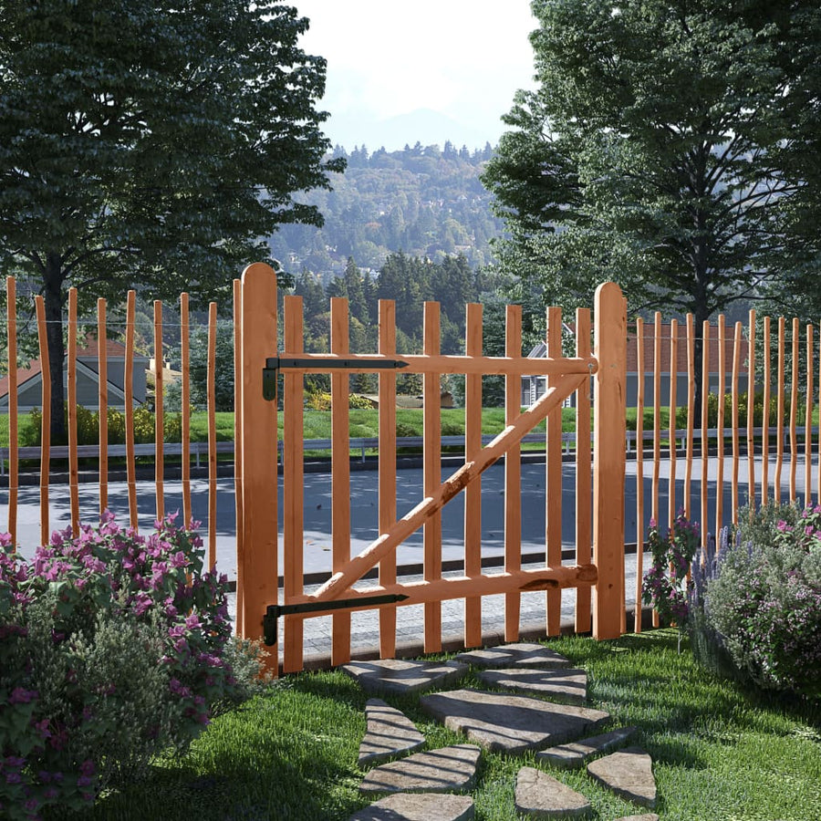 Poort Enkel 100X Geïmpregneerd Hazelaarhout 100 cm