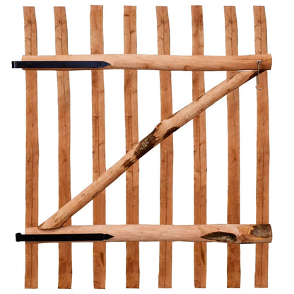 Poort Enkel 100X Geïmpregneerd Hazelaarhout 120 cm
