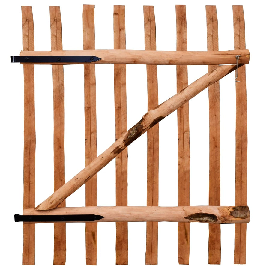 Poort Enkel 100X Geïmpregneerd Hazelaarhout 120 cm