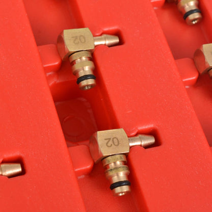 Diesel doorstroommeter en adapter voor common-rail 8 cilinders