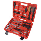 Brake maintenance and assembly tool set, 15-piece
