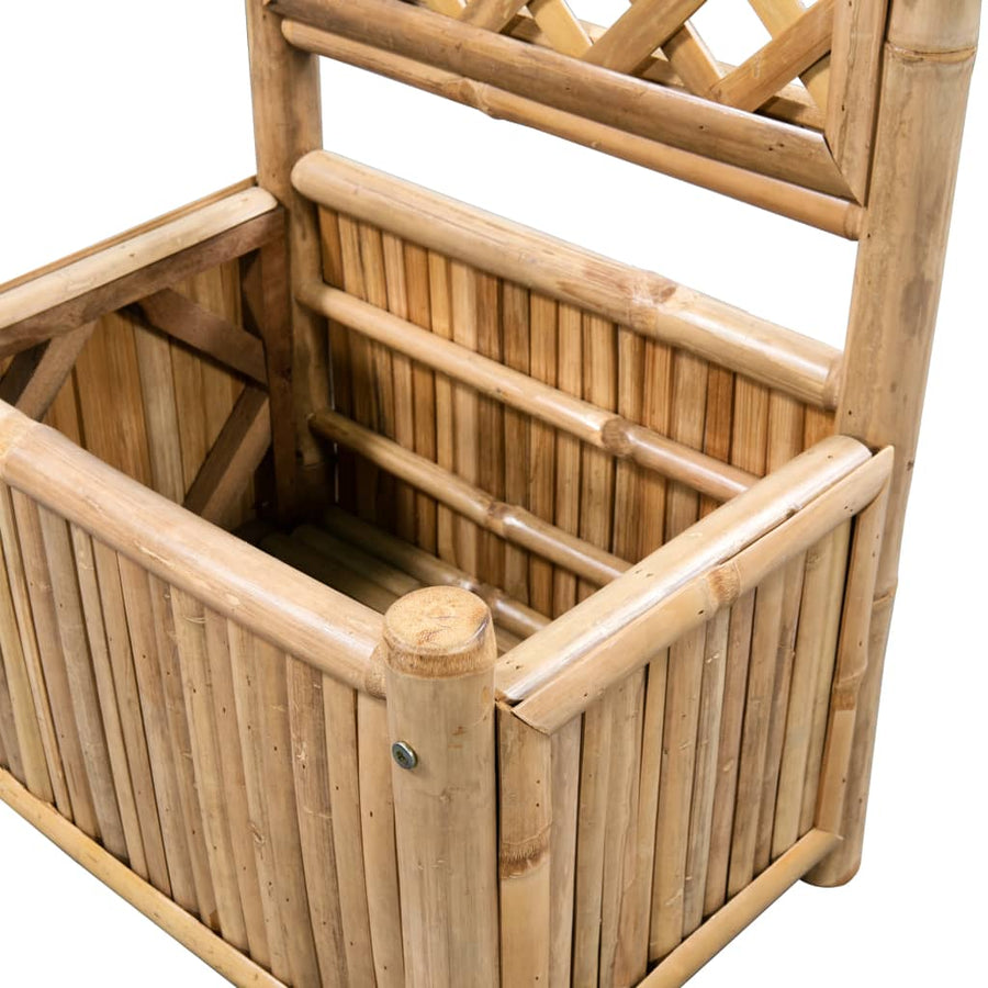 Plantenbak Verhoogd Met Rek Bamboe 40 cm