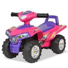 Loopquad roze paars met licht en geluid 60x38x42 cm