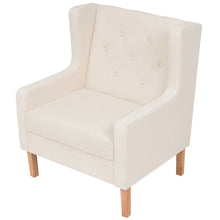Fauteuil Stof Crèmewit