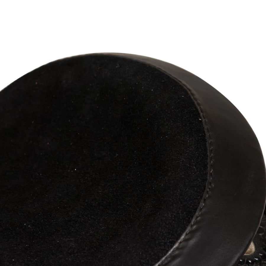 Western Zadel, Hoofdstel En Borstriem 12" Echt Leer 12 in