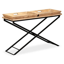 Wandtafel Massief Mangohout 130 x 40 x 80 cm