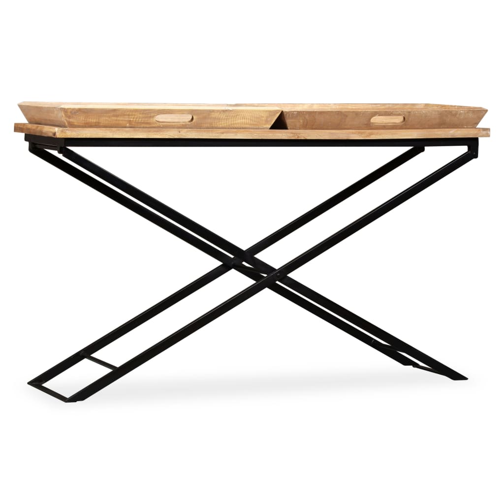 Wandtafel Massief Mangohout 130 x 40 x 80 cm