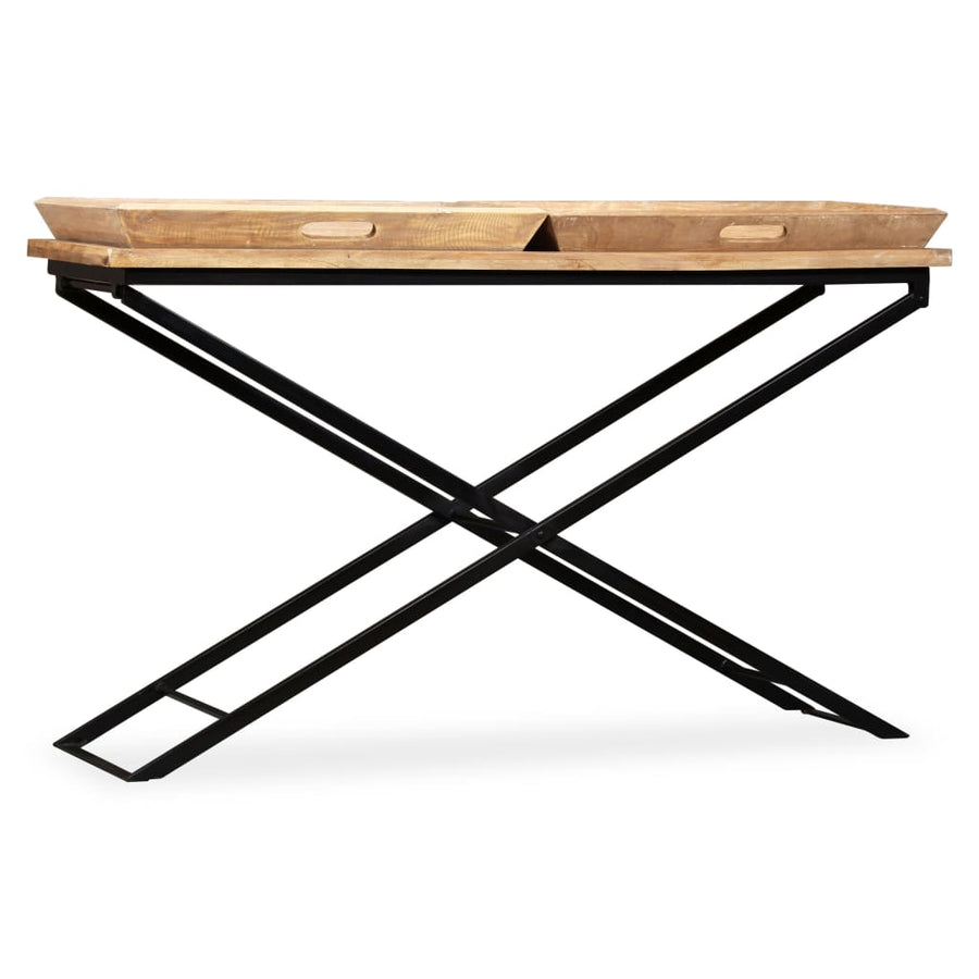 Wandtafel Massief Mangohout 130 x 40 x 80 cm