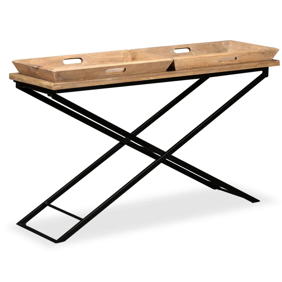 Wandtafel Massief Mangohout 130 x 40 x 80 cm