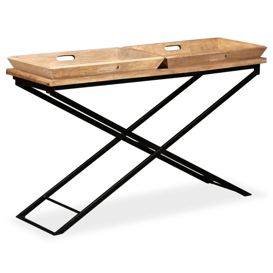 Wandtafel Massief Mangohout 130 x 40 x 80 cm