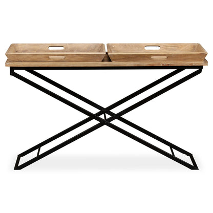 Wandtafel Massief Mangohout 130 x 40 x 80 cm