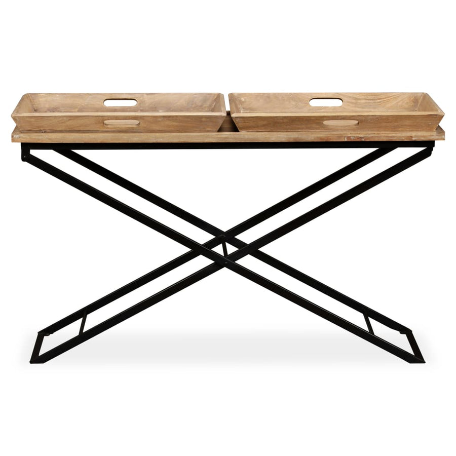 Wandtafel Massief Mangohout 130 x 40 x 80 cm