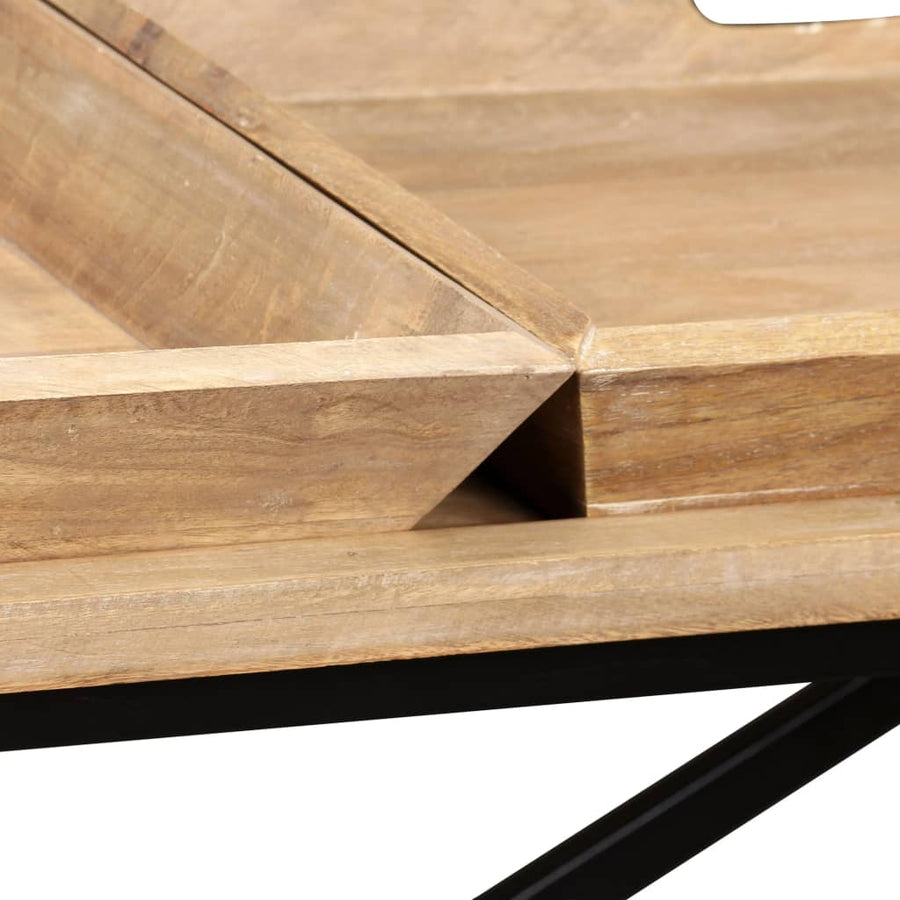 Wandtafel Massief Mangohout 130 x 40 x 80 cm