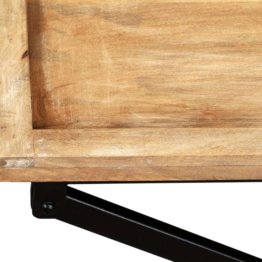 Wandtafel Massief Mangohout 130 x 40 x 80 cm