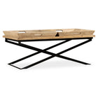 Coffee table 110x55x42 cm solid mango wood