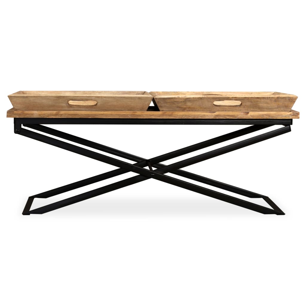 Salontafel 110X55X42 Cm Massief Mangohout
