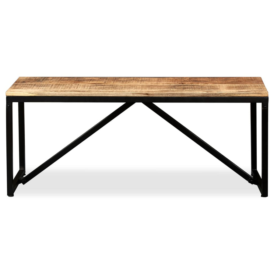 Bankje Massief Mangohout 110 x 35 x 45 cm Bruin