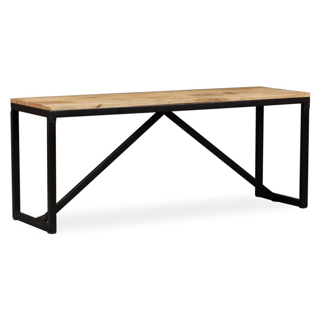 Bankje Massief Mangohout 110 x 35 x 45 cm Bruin