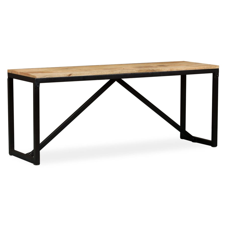 Bankje Massief Mangohout 110 x 35 x 45 cm Bruin