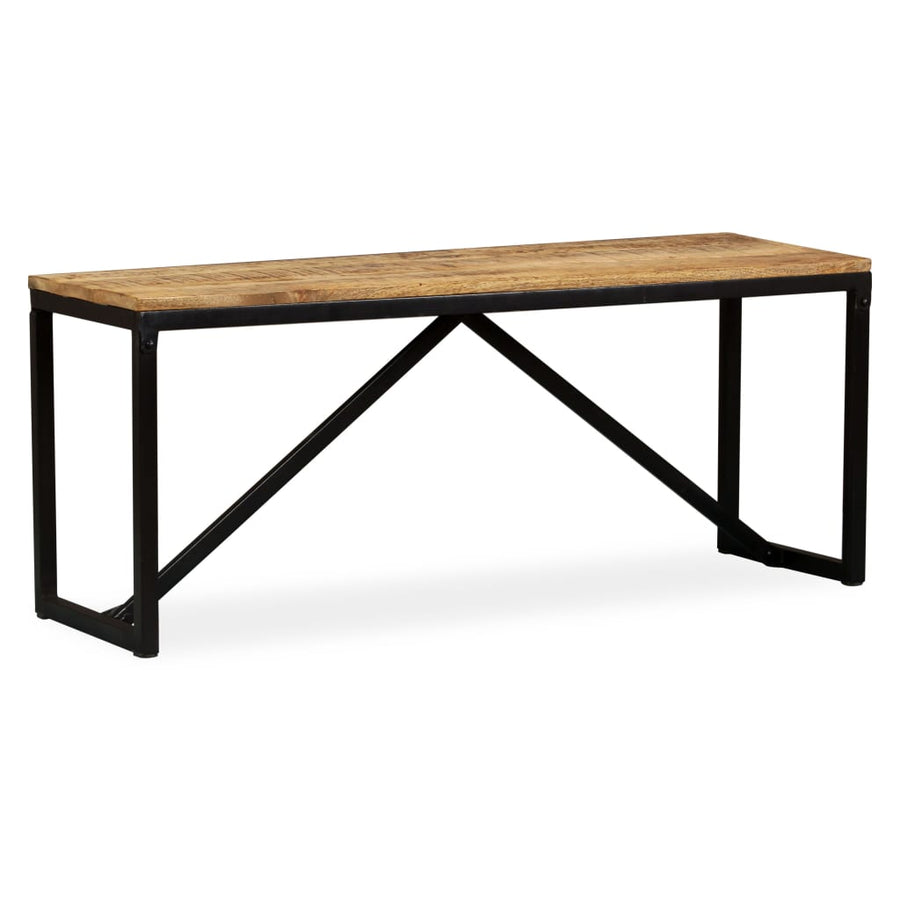 Bankje Massief Mangohout 110 x 35 x 45 cm Bruin
