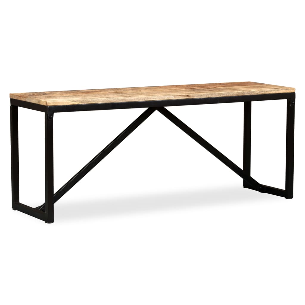 Bankje Massief Mangohout 110 x 35 x 45 cm Bruin