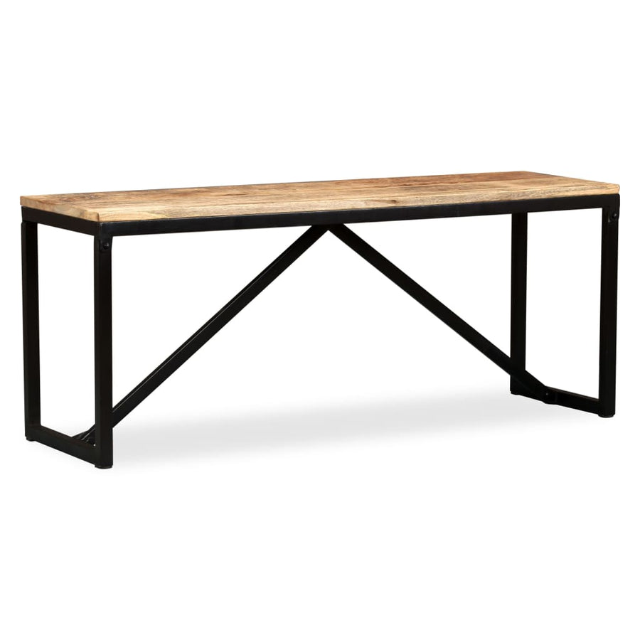 Bankje Massief Mangohout 110 x 35 x 45 cm Bruin