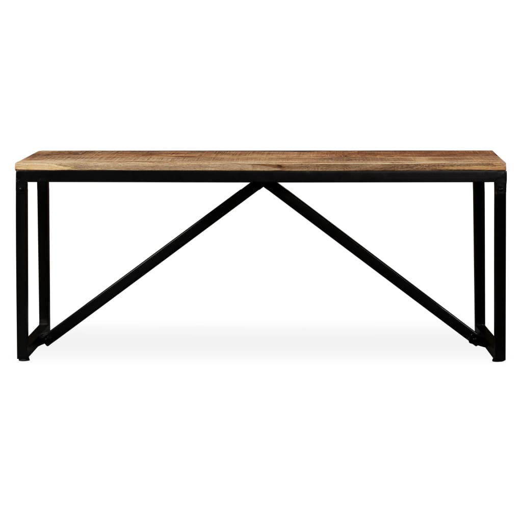 Bankje Massief Mangohout 110 x 35 x 45 cm Bruin