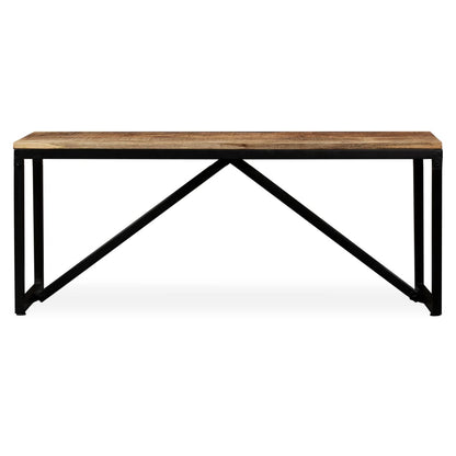 Bankje Massief Mangohout 110 x 35 x 45 cm Bruin