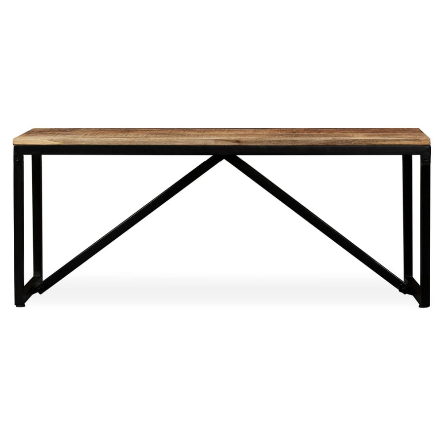 Bankje Massief Mangohout 110 x 35 x 45 cm Bruin