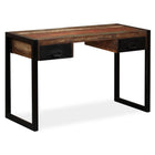 Bureau 120x50x76 cm massief gerecycled hout