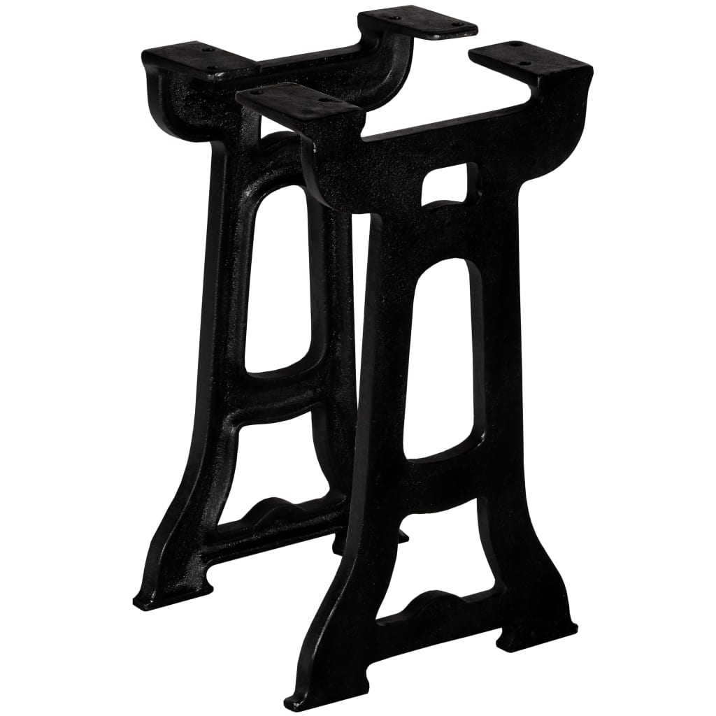 Bankpoten 2 st Y-frame gietijzer