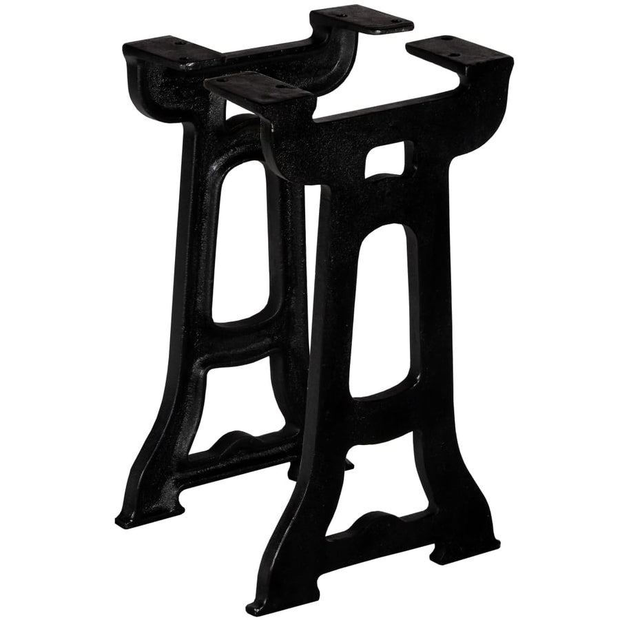 Bankpoten 2 st Y-frame gietijzer