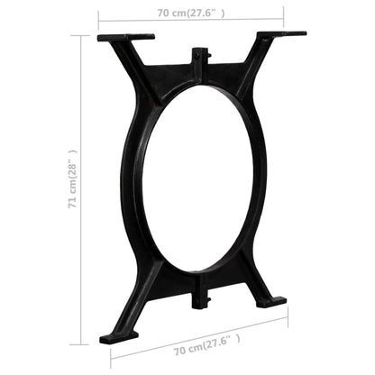 Poten Gietijzer Eettafel