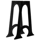 Eettafelpoten 2 stuks A-frame 61x72 cm gietijzer zwart