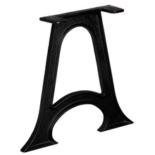Poten Met Gewelfde Onderkant A-Frame Gietijzer Salontafel A-frame gebogen onderkant