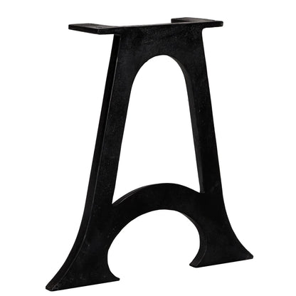 Poten Met Gewelfde Onderkant A-Frame Gietijzer Salontafel A-frame gebogen onderkant