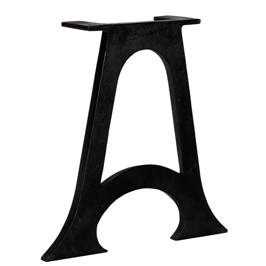 Poten Met Gewelfde Onderkant A-Frame Gietijzer Salontafel A-frame gebogen onderkant