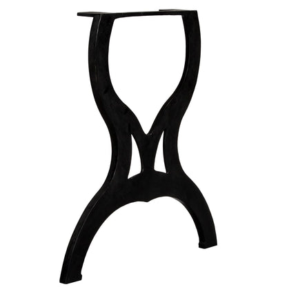 Eettafelpoten 2 st X-frame gietijzer