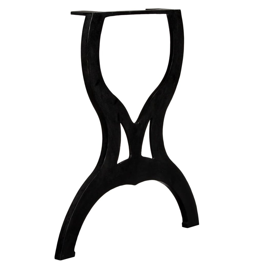 Eettafelpoten 2 st X-frame gietijzer