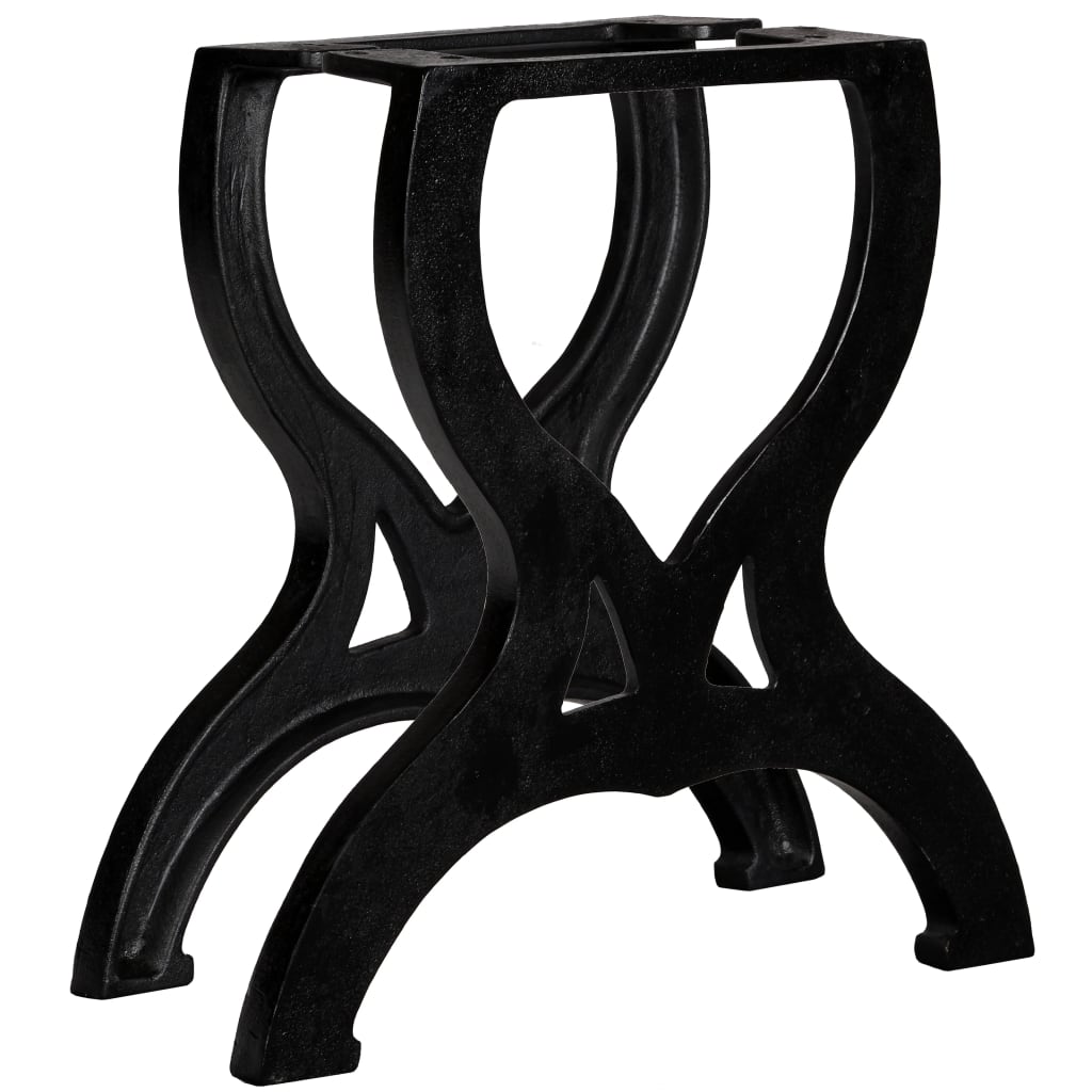 Salontafelpoten 2 st X-frame gietijzer