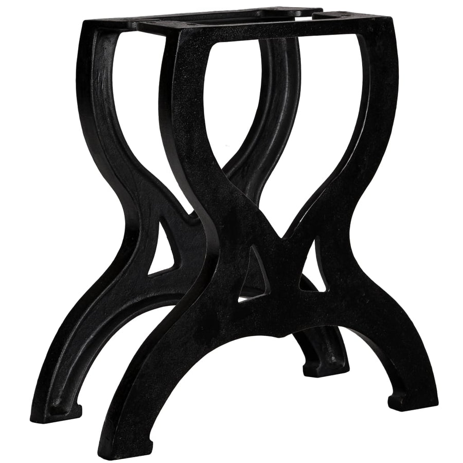 Salontafelpoten 2 st X-frame gietijzer