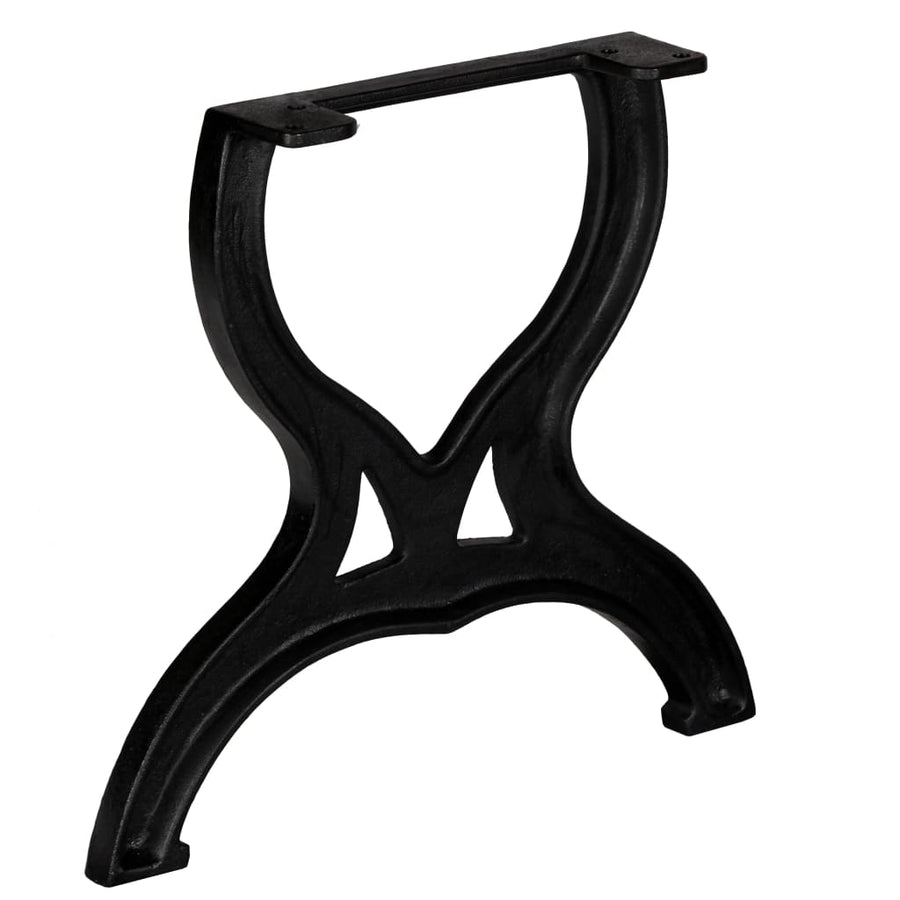 Salontafelpoten 2 st X-frame gietijzer