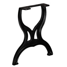 Bankpoten 2 st X-frame gietijzer